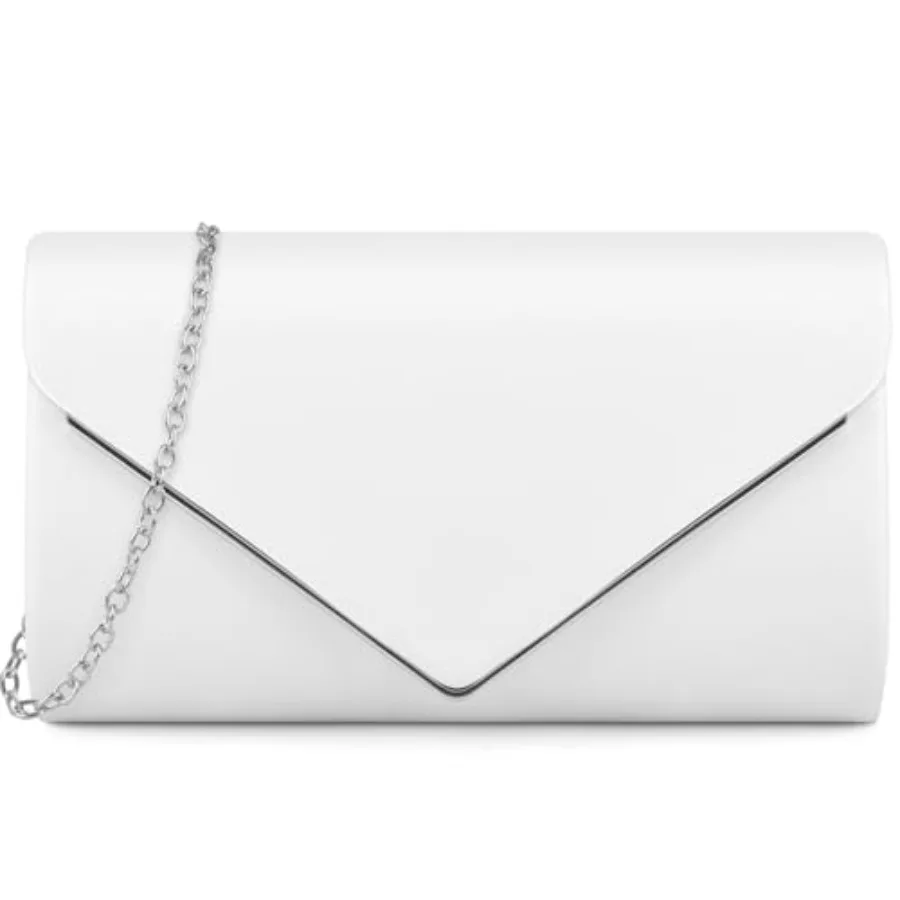 

TINDTOP Clutch Purses for Women, PU Leather Formal Evening Bags Shoulder Party Handbags Wedding Cocktail Prom Clutches