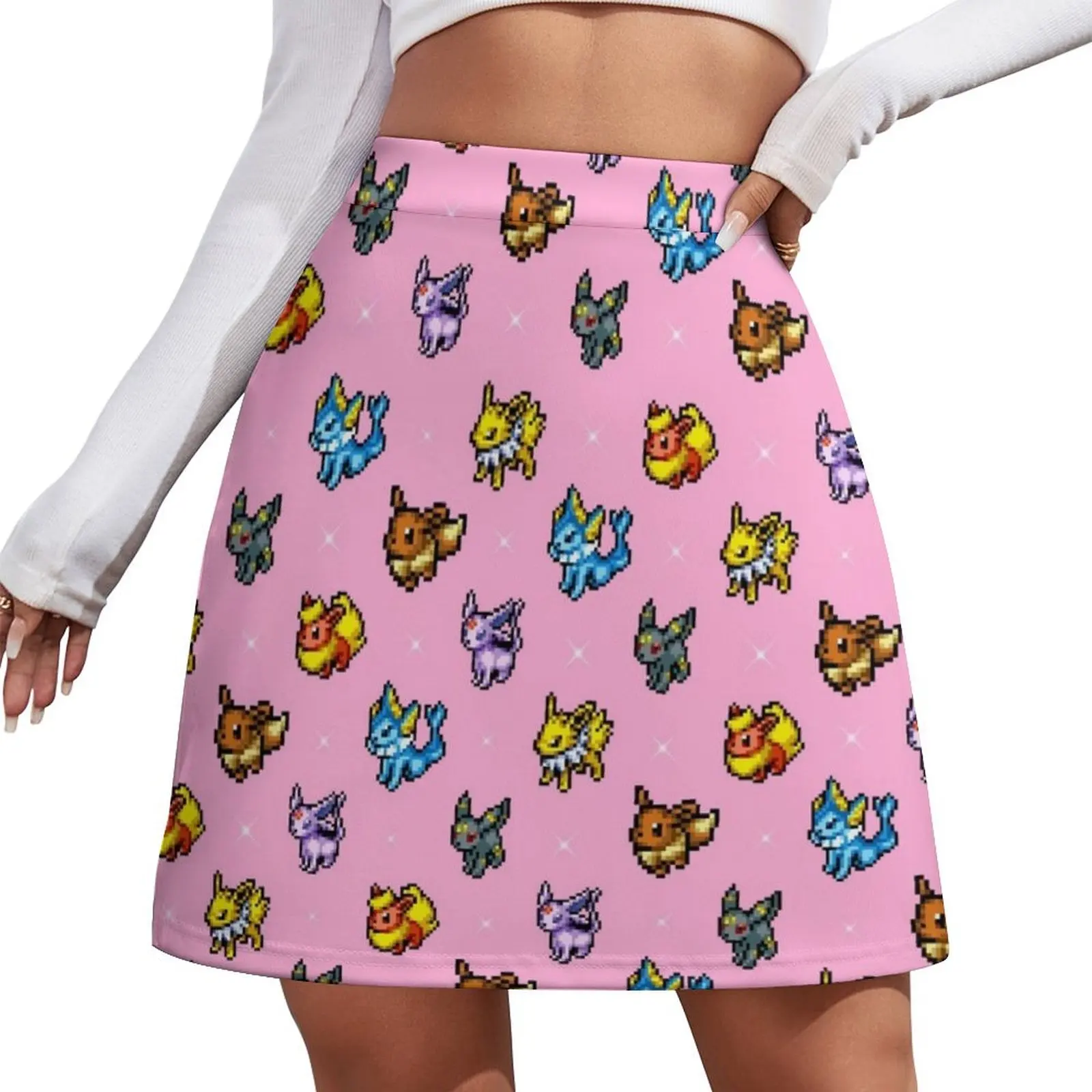 

Evolution Foxes Mini Skirt cosplay Clothing female clothes summer clothes Mini Skirt