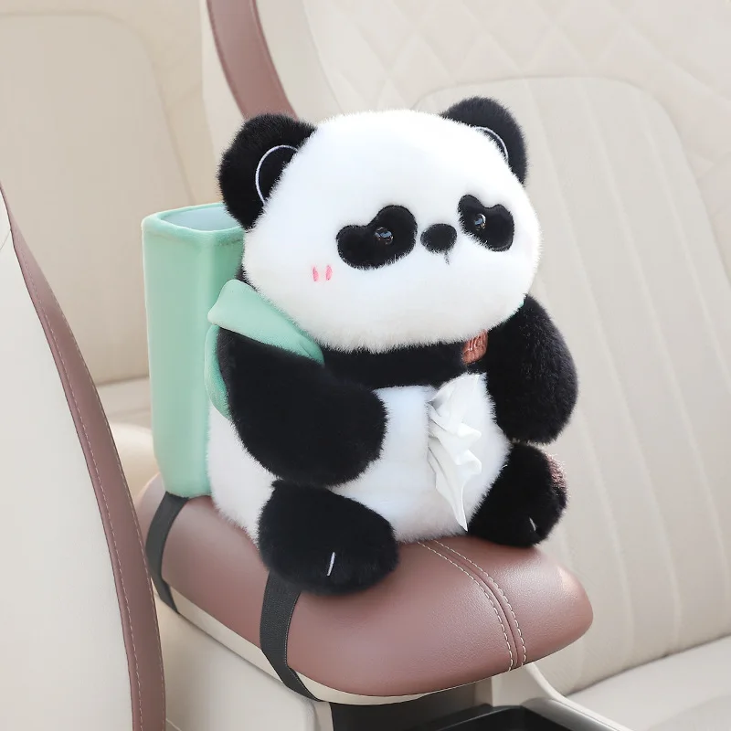 Cartoon Car Armrest Box Tissue Box Trash Anti Leakage Water lovely Idea Goods Boxes for Paper Handkerchiefs Napkin Organizer