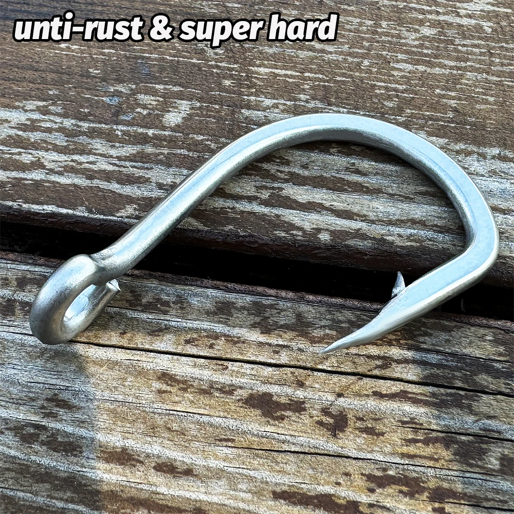 Super Giant Fish Hooks 1/0-12/0 Fishhook Stainless Steel Gaff Barbed Antirust Sharp Angle Ocean Pesca Sea Fishing Circle Hook - AliExpress 18 Super Giant Fish Hooks 1/0-12/0 Fishhook Stainless Steel Gaff Barbed Antirust Sharp Angle Ocean Pesca Sea Fishing Circle Hook - AliExpress 18
