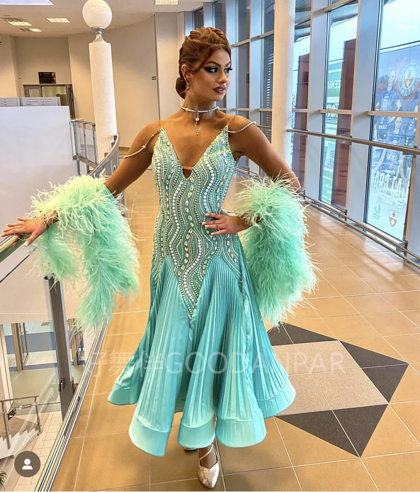 Ballroom Waltz Dresses Affordable Ballroom Competition Dresses Latin Ballroom Dance Pink Viennese Waltz Dresses Women V- Ballroom Waltz Dresses Affordable Ballroom Competition Dresses Latin Ballroom Dance Pink Viennese Waltz Dresses Women V-
