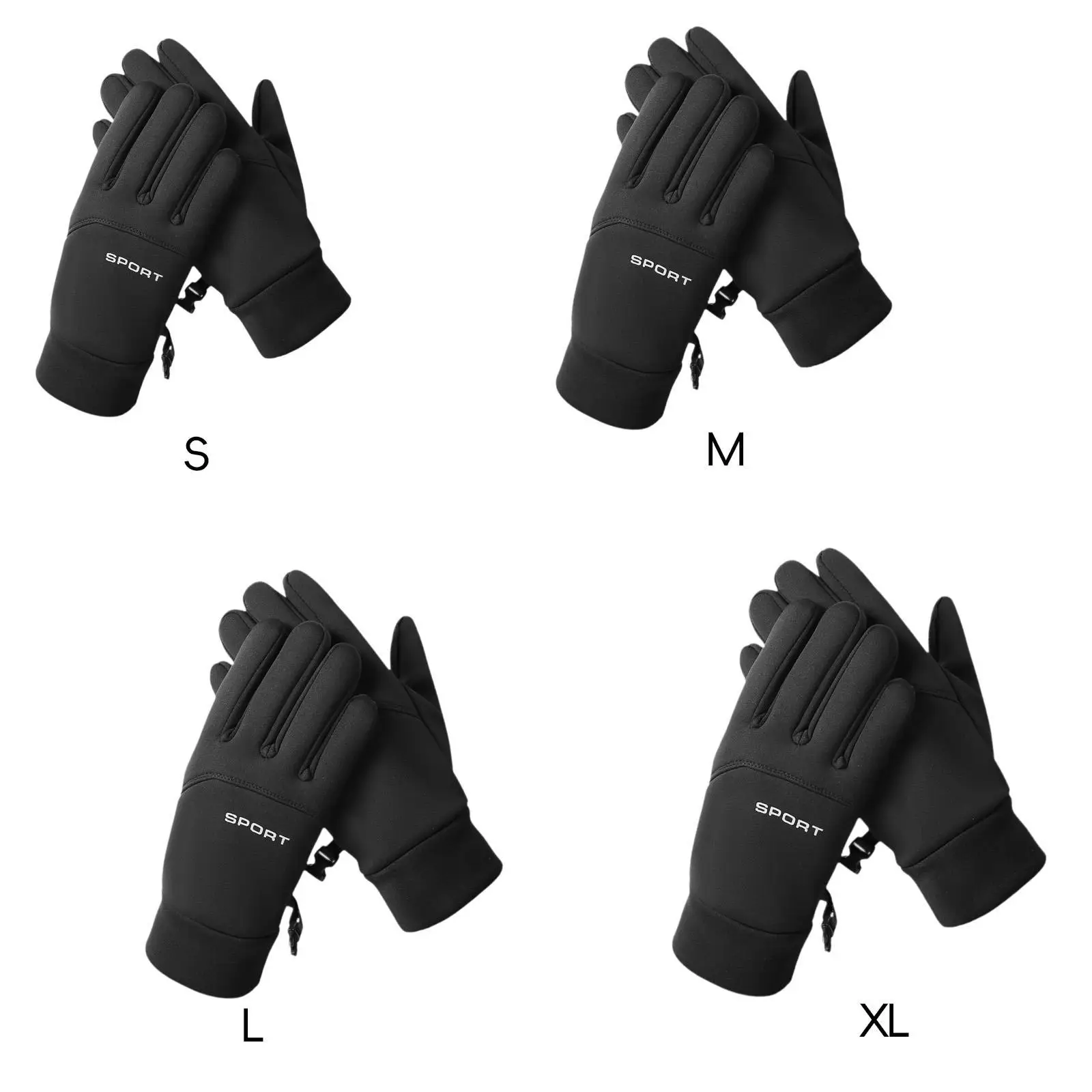 Skiing Warm Gloves Motorcycling Gloves Nonslip Portable Lightweight Touch Screen