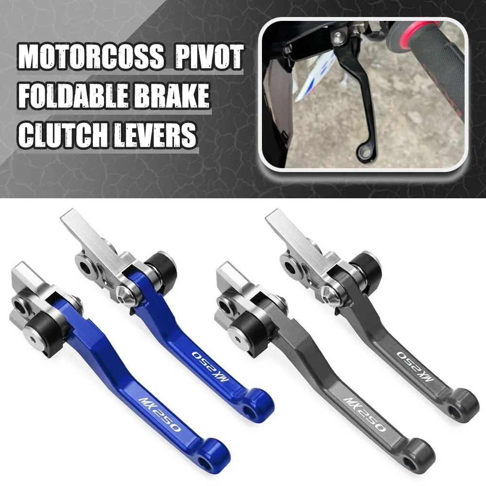 

Motorcycle Accessores For TM MX 250 2019 2020 Motocross Foldable Pivot Dirt Bike CNC Handlebar Brake Clutch Levers Handle Lever