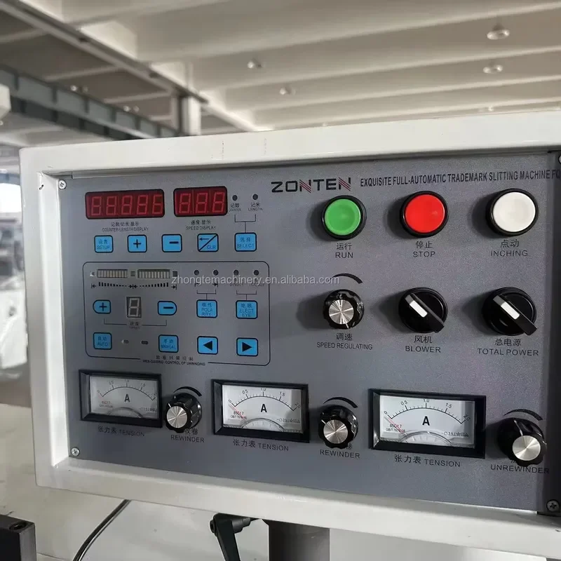 Full Automatic High Speed Label Slitting and Rewinder Machine with Counting Function