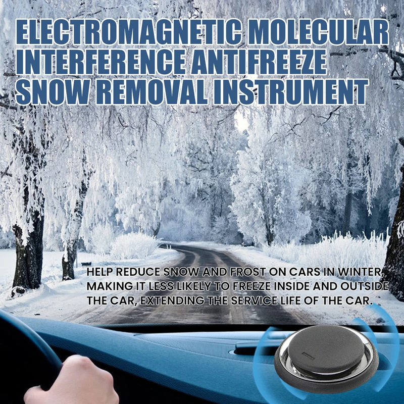 VIVO Winter Efficient Deicing Tool Solar-Powered Windshield Snow Removal Device Car Ice Remover Melting Snow Prevent Freezing