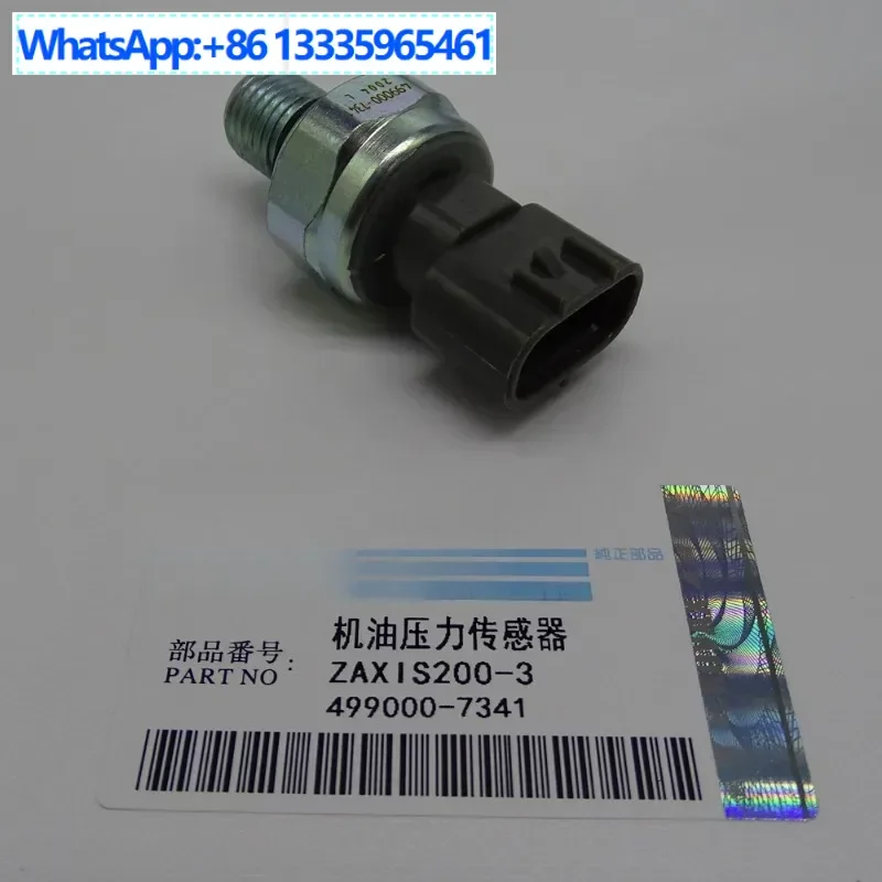 

4PCS Oil pressure sensor ZAXIS200-3 4HK1 499,000-7341 Excavator parts
