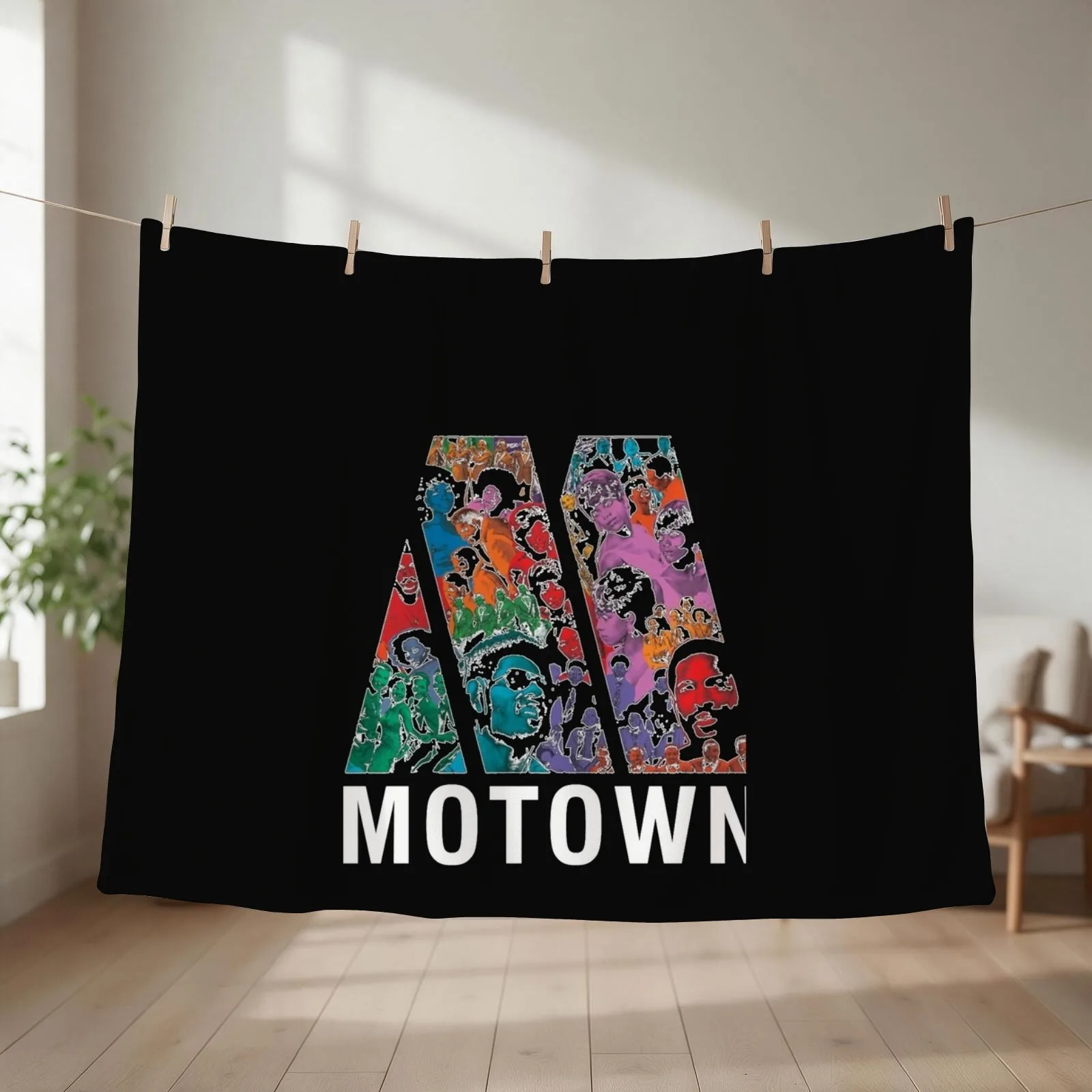 MOTOWN RECORDS legend pop Essential T Shirt Throw Blanket couch cozy soft plush fuzzy picnic outdoor blanket