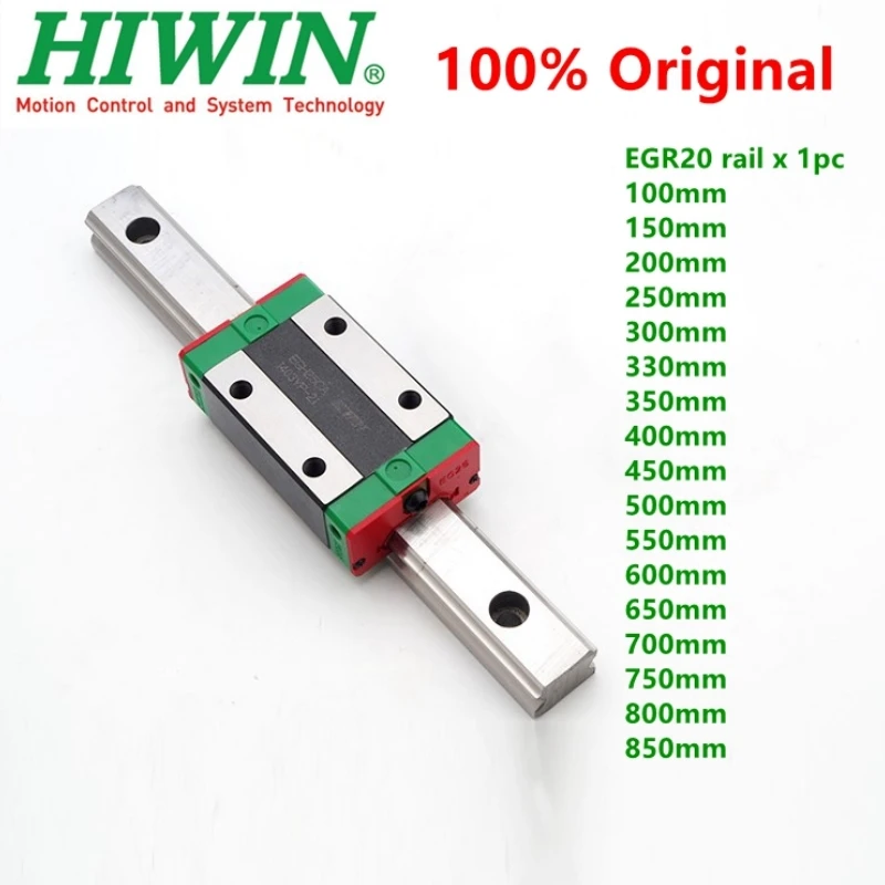Original HIWIN EGR20 Linear rail 200 250 300 350 400 450 500 550mm guide match EGH20CA EGH20SA EGW20CA EGW20SA block 20mm