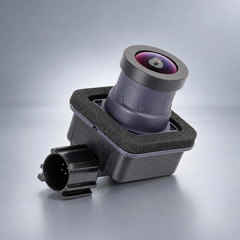 670104948 Rear View Camera Replacement with Integrated Side Housing and Square Gasket for Capturing the Area Behind