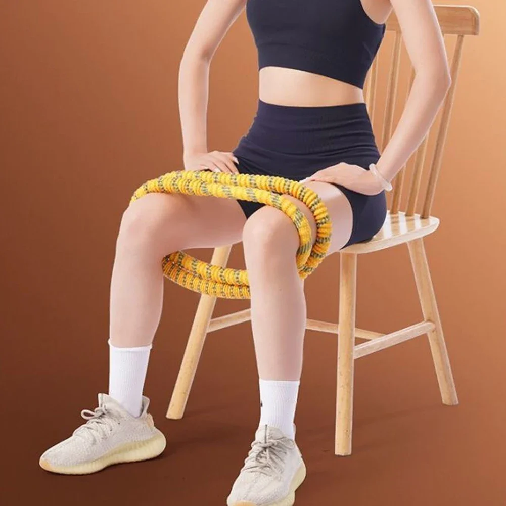 Aro deportivo con peso para quemar grasa, aro Abdominal de 1,5 kg para fuerza central y adelgazamiento de cintura, equipo de Fitness para el hogar para mujeres y hombres