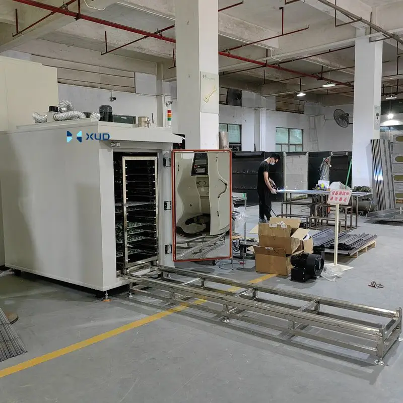 Precio competitivo, horno Industrial tipo lote para hornear, calefacción eléctrica, secador de caja de aire caliente para postpulido de resina y secado de pastillas de freno