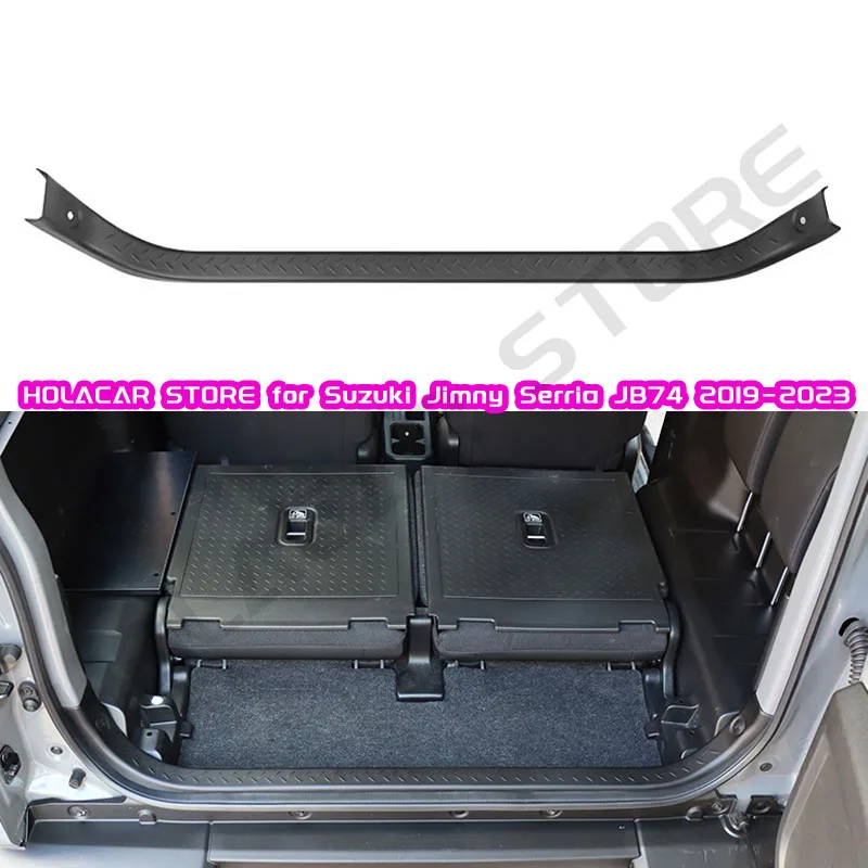 Car Rear Door scuff Plate ABS Rear Trunk Cover Tailgate Inner Guard for Suzuki Jimny JB74 JB64 2019 2020 2021 2022  Gen 4