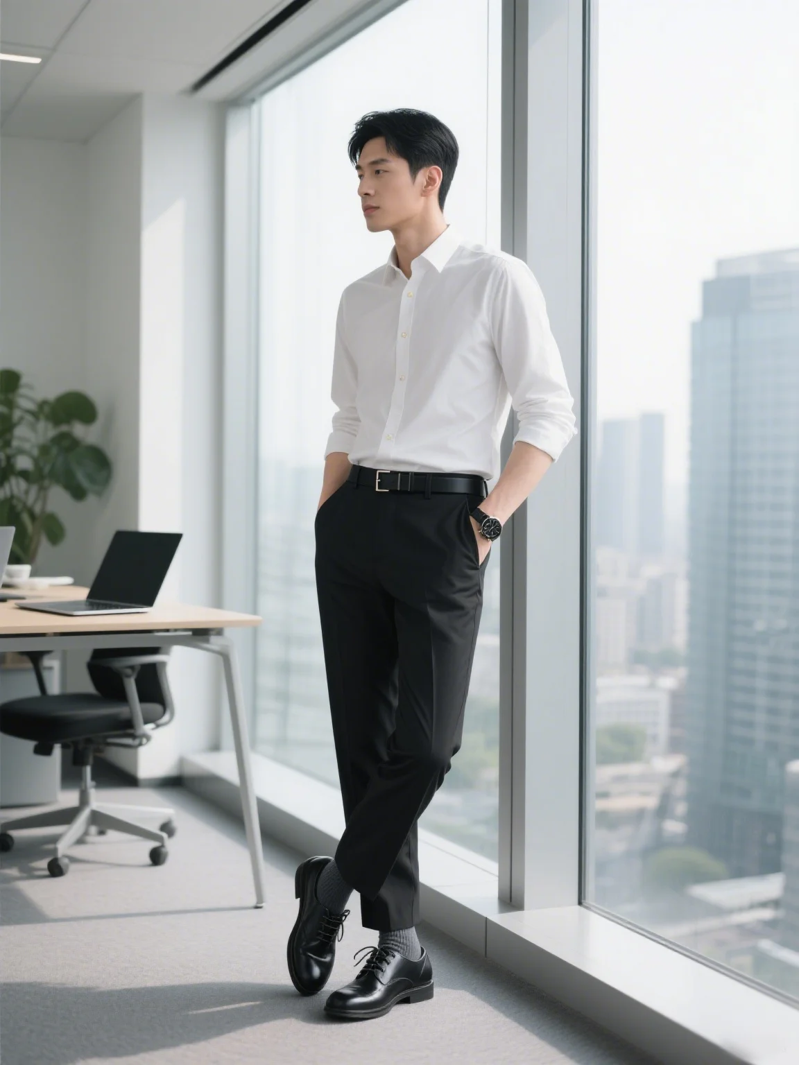 

Мужские летние тонкие модные деловые повседневные брюки, мужские эластичные формальные брюки с прямыми рукавами, большие размеры