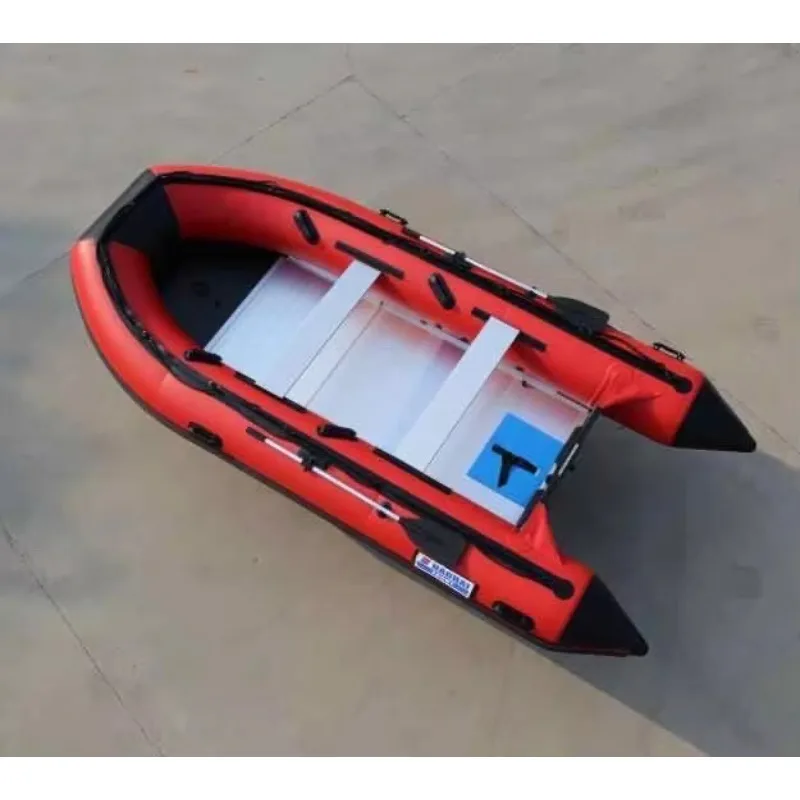 Inflatable Rowing Boat Cheap Row Boats OEM Approved PVC Box Item Time Packing Color Safety Material Hot Selling New Boat