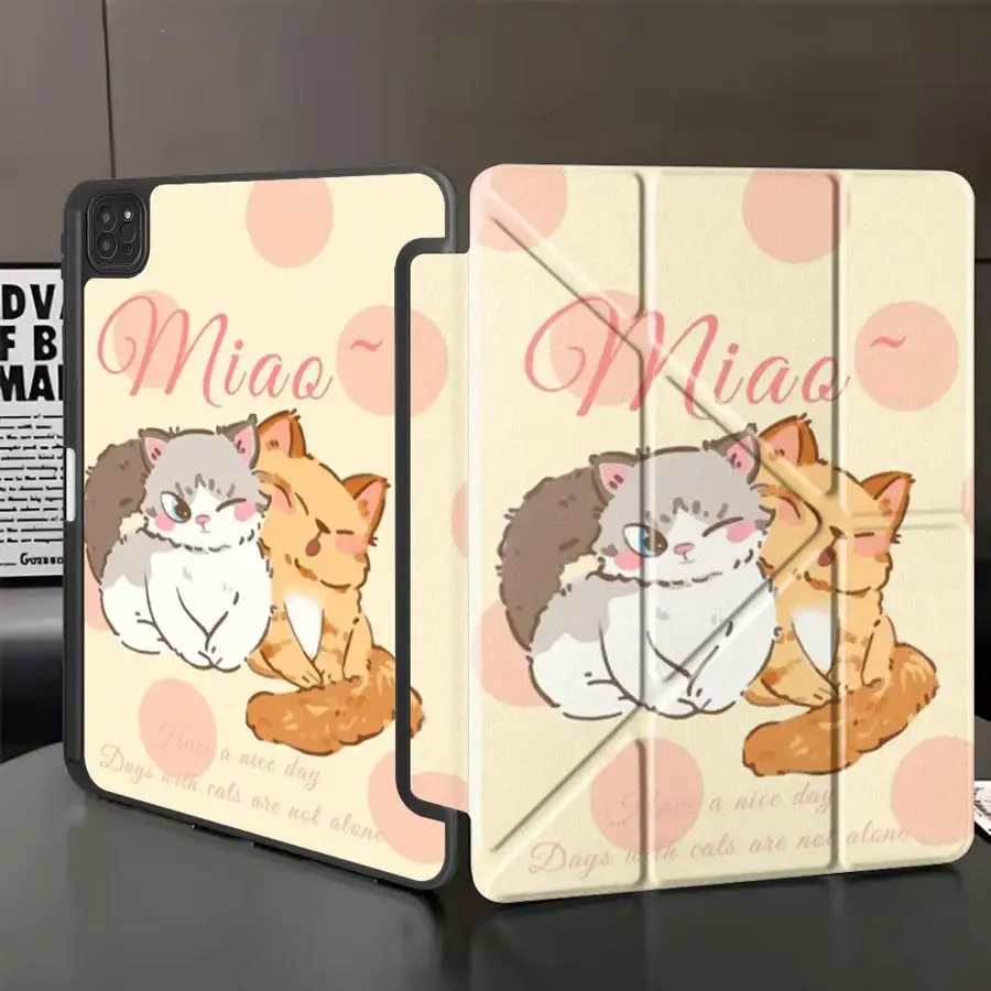 

Чехол-подставка для планшетов iPad Air 4, 5, M3, M2, 1, 2, M4, 11 дюймов, Mini 6, 7, Pro 2025, Pro 11-го, 10-го, 9-го, 8-го, 7-го поколений, 12.9 дюймов, две маленькие подставки