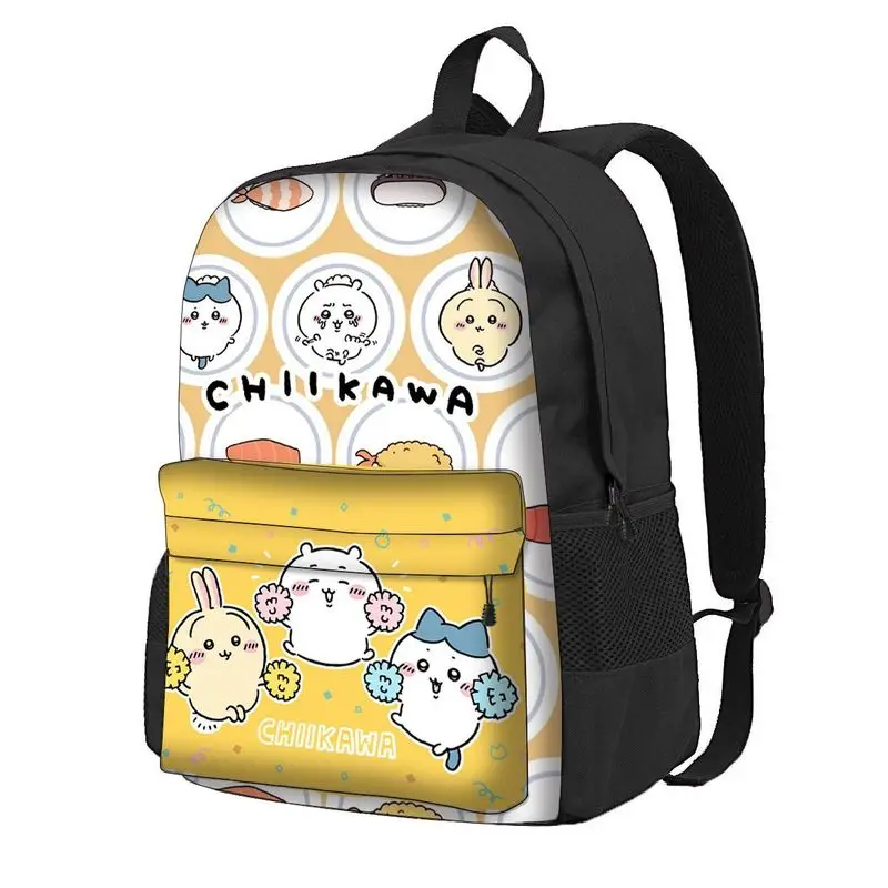 Kawaii Chiikawa-bolsa escolar Popular de alta capacidad, bolso de papelería para estudiantes, bolso escolar de uso diario, billetera para estudiantes, regalos para niñas