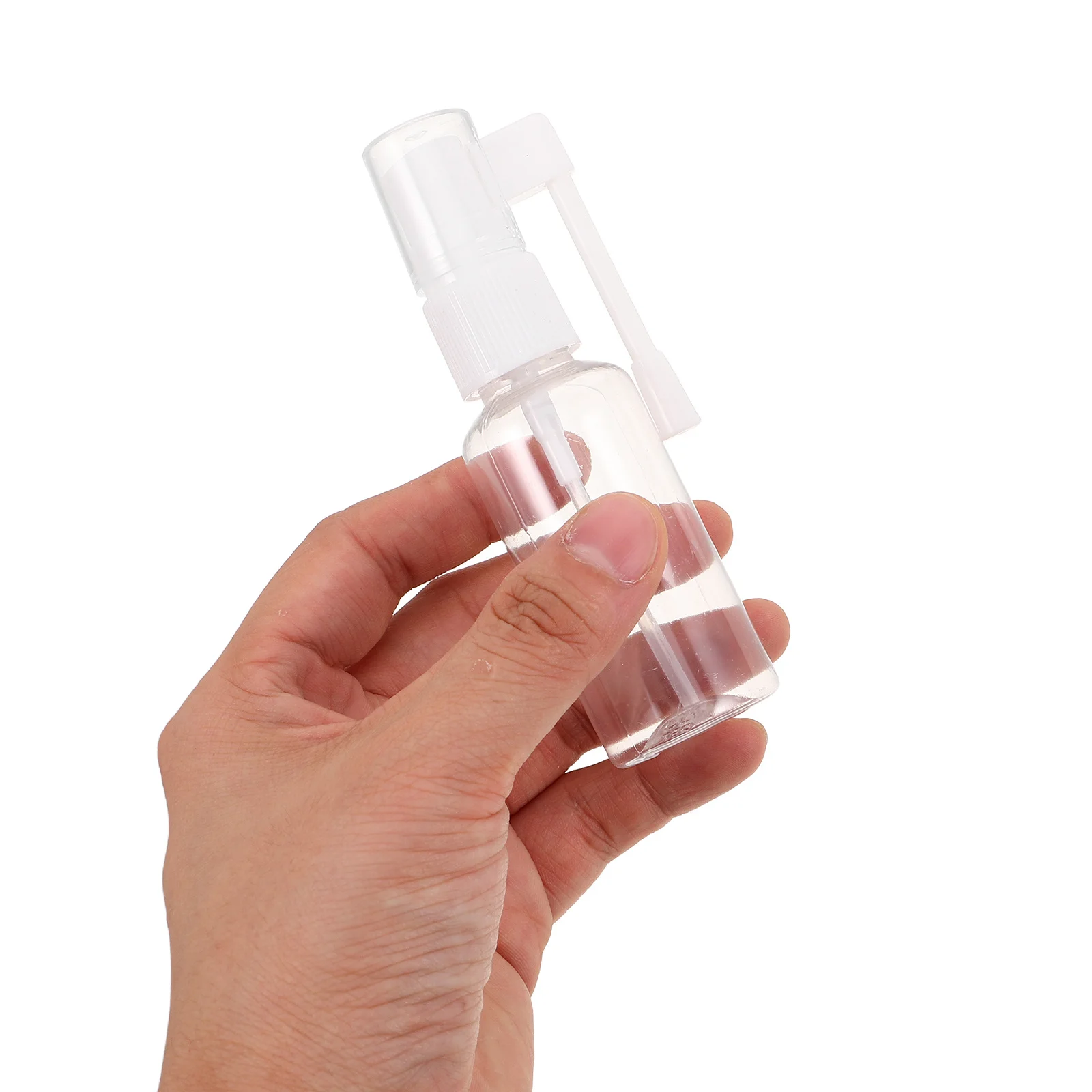 

30pcs 360 Degree Rotating Spray Bottle 30Ml Transparent Pet Refillable Fine Mist Nozzle For Plants Cosmetics Travel Size Mini