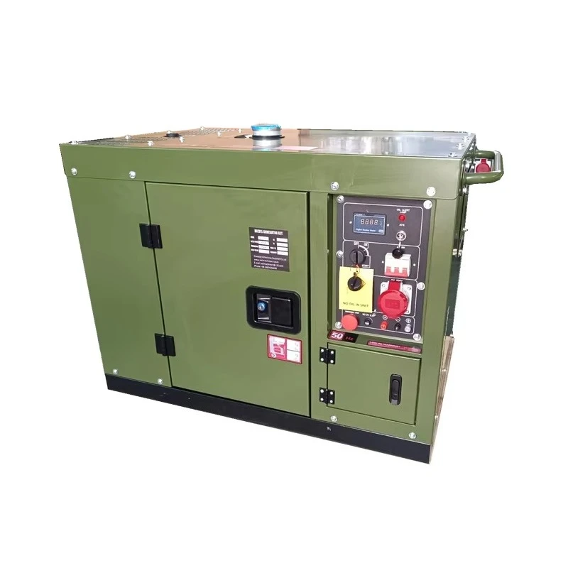 Super Silent 10KW 12.5KV Generator 50Hz 60Hz 220V 380V Open Frame with Remote Start System for Home Use