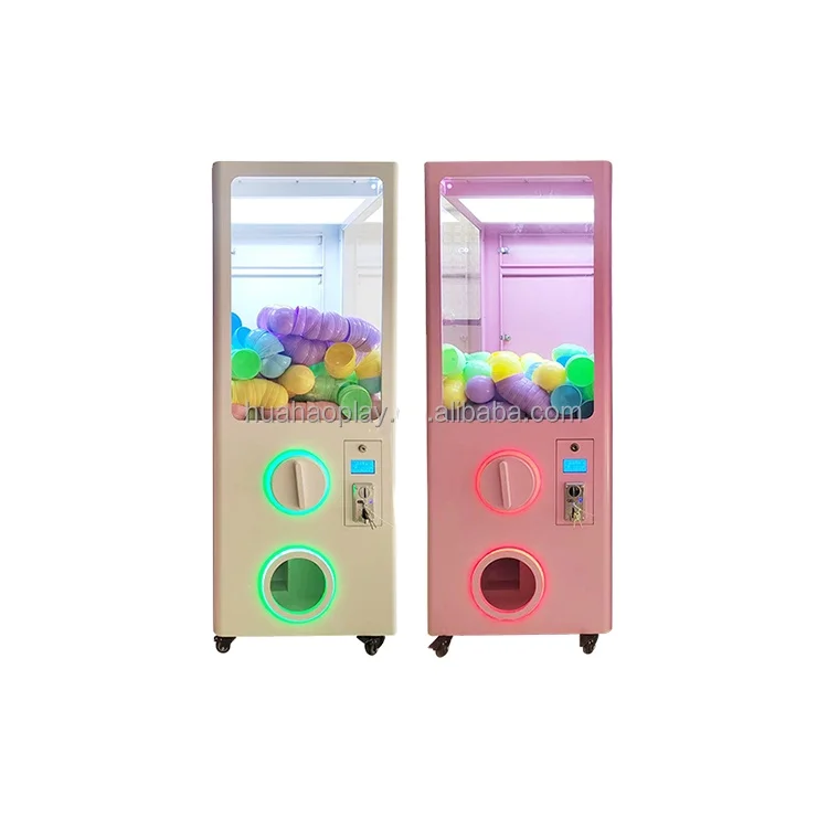 Customizable Egg Twist Machine with Cash Accepter Coin Operated Twist Egg Games Machine 100mm Ball Prize Vending Machine