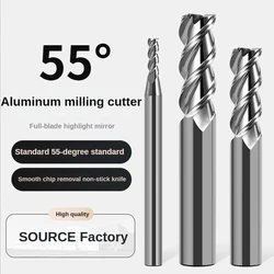 Milling Cutter Alloy Coating Tungsten Steel Tool By Aluminum HRC50 Cnc Maching 3 Blade Endmills Top SANSHUN Wood Milling Cutter