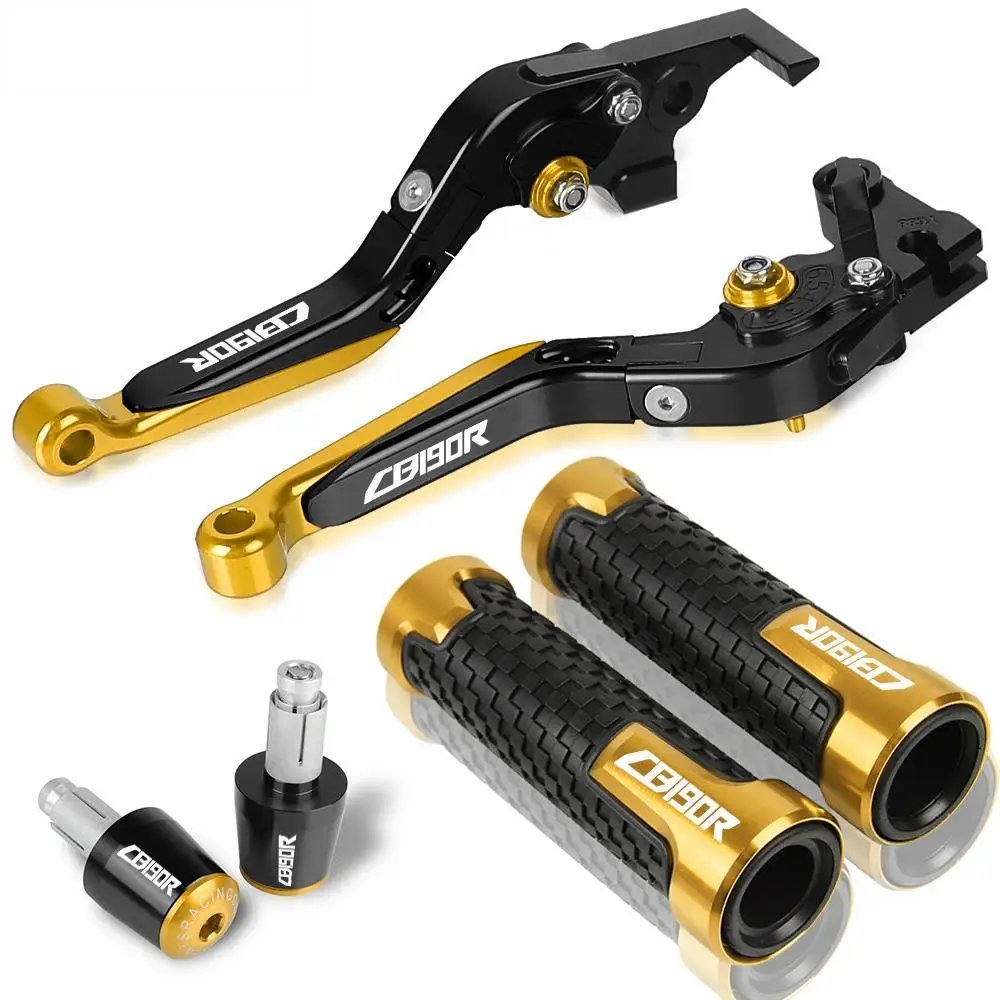 CB190R For Honda CB190R CB 190R 2015-2018 2017 CNC Motorcycle Adjustable Brake Clutch Levers 7/8'' 22mm Handle bar grip ends