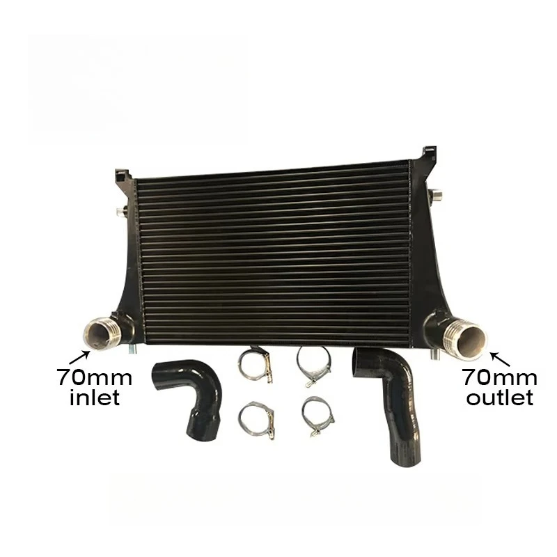 Intercooler for VW Golf GTi R MK7 2.0T TSI A3 S3 8V Leon 5F 640*410*55MM Thickness Tube&fin 70MM INLET