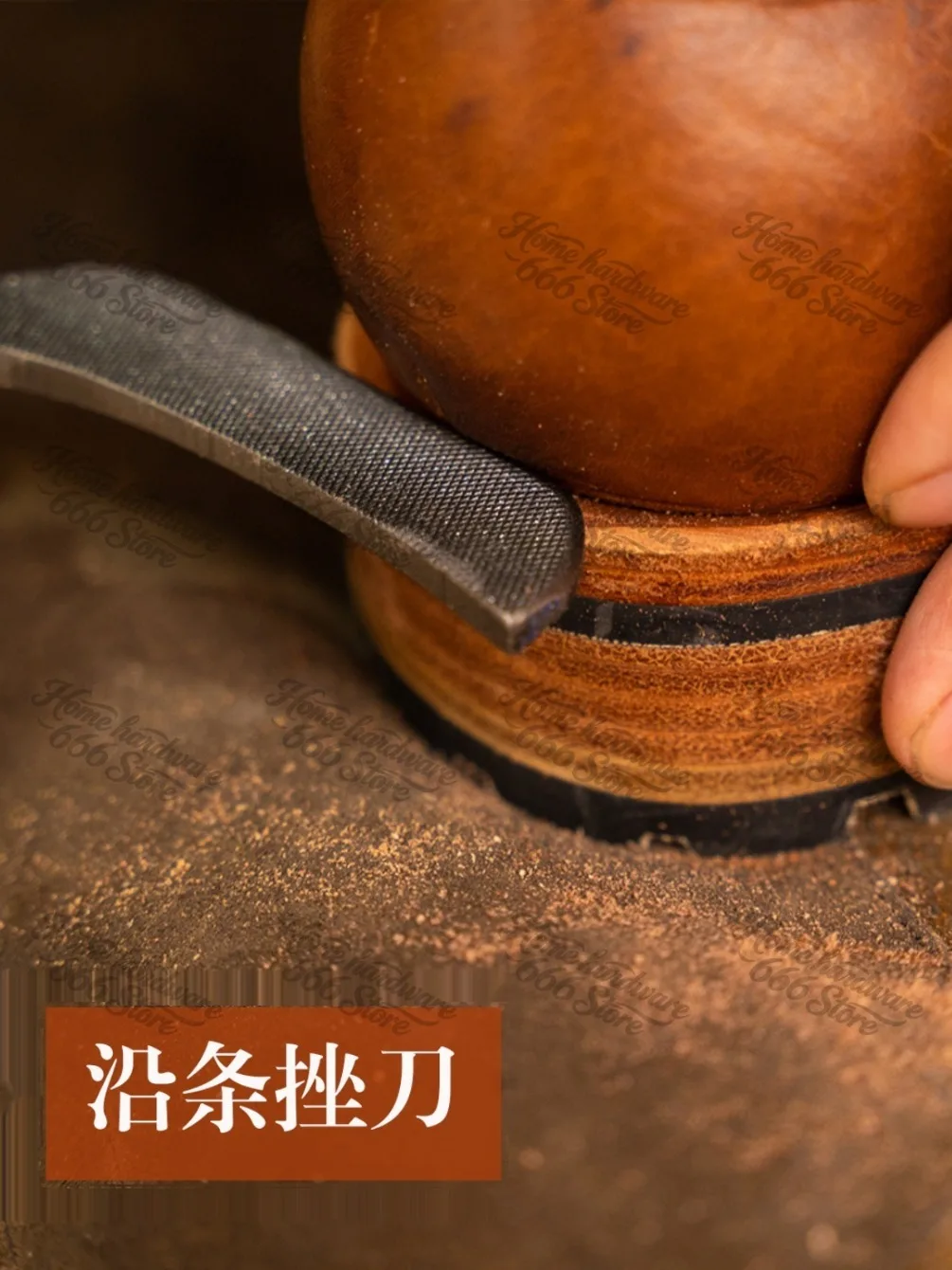 Along The Strip Knife Making Shoe Tool Steel File Round File Rubbing Knife  Semi-round Shoe Grinding