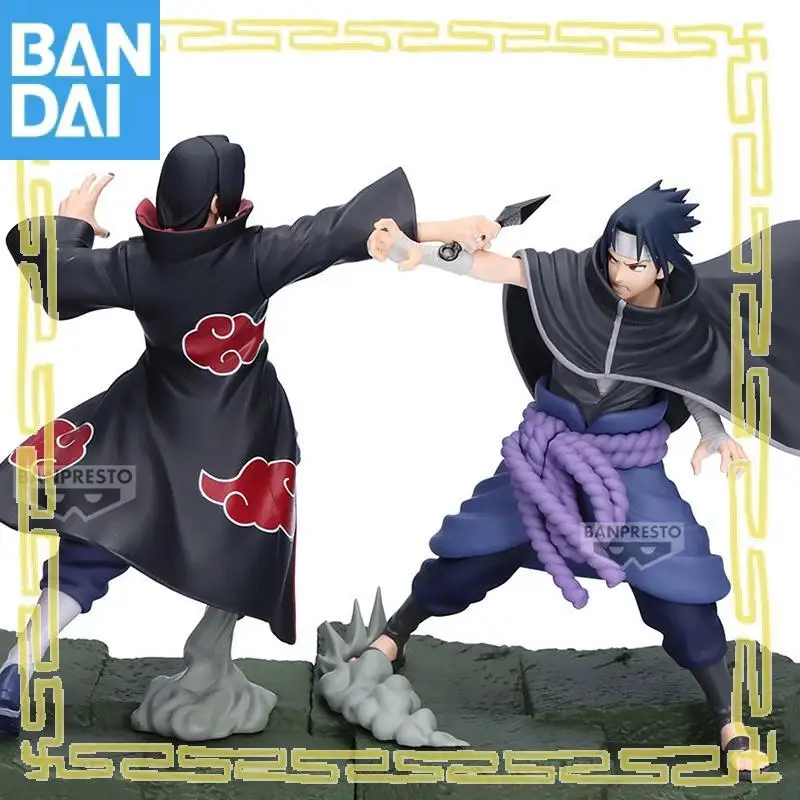

Original Bandai Namco Banpresto Naruto Uchiha Itachi Uchiha Sasuke Combination Battle Pvc Anime Figure Model Collector Toy Gift