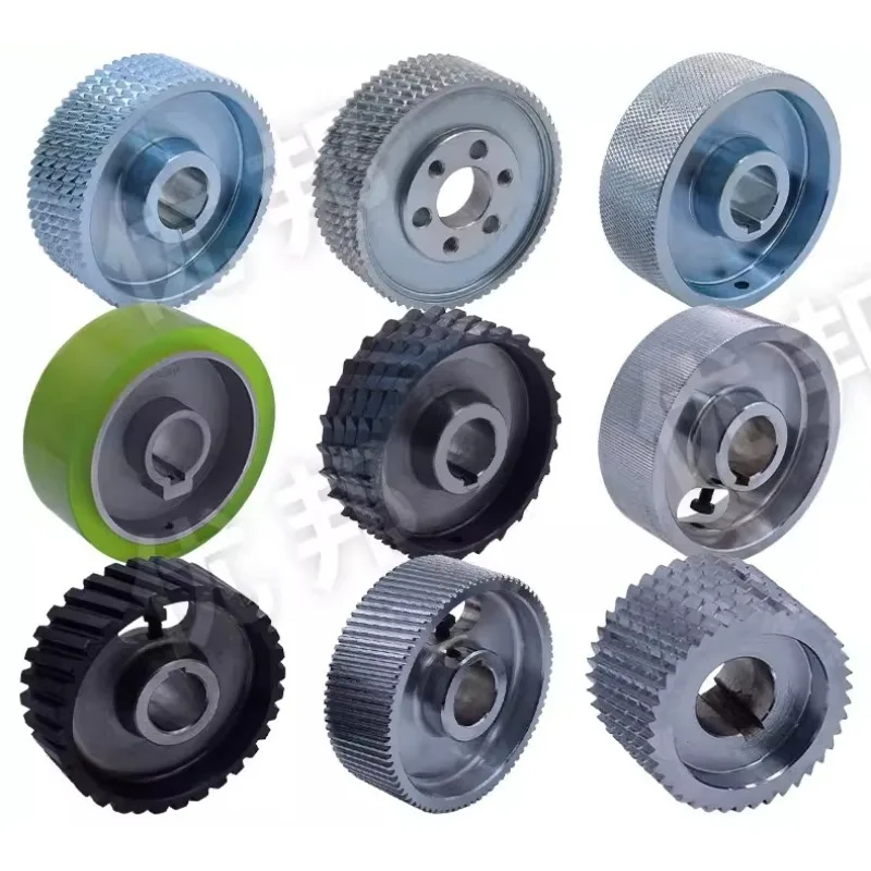 Qingcheng Finger Jointing Machine's Four-Sided Planer Feeding Steel Roller, Rubber Roller, Woodworking Machinery's Rubber Wheel,