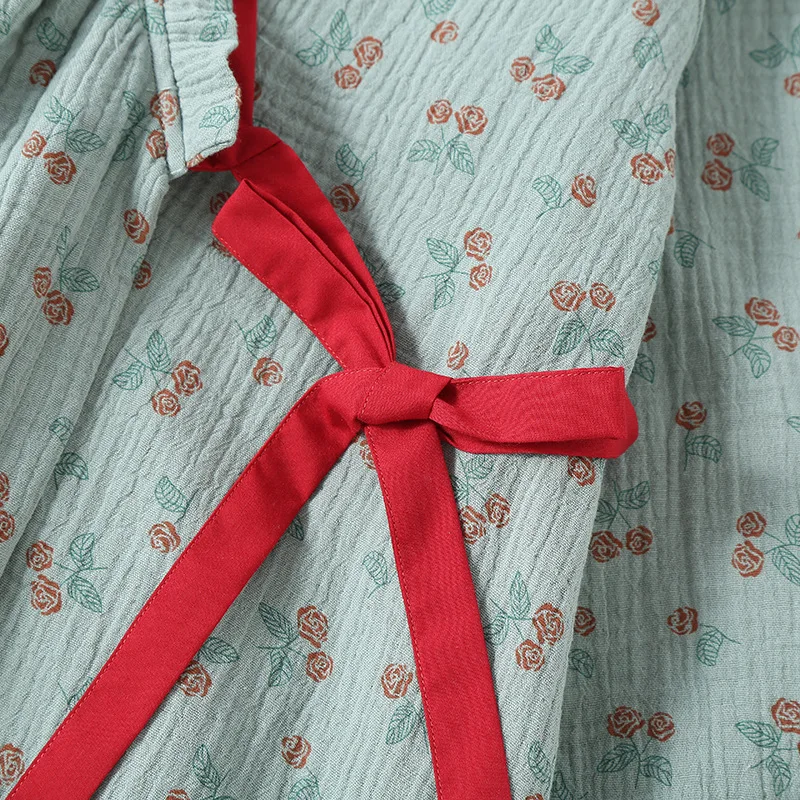 Nuevo traje de dormir de otoño, conjunto de dos piezas, ropa de dormir de algodón para mujer, traje para casa de manga larga para mujer, pijamas, ropa de habitación