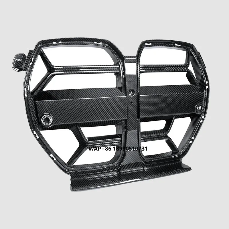 

CSL Style Front Bumper Center Mesh Carbon Fiber Front Grilles for M3 G80 M4 G82 G83 Competition 2020+