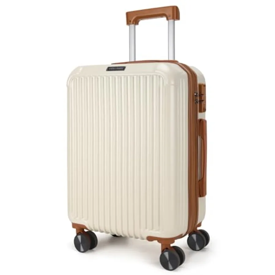 

Carry On Luggage 22x14x9 Airle Approved, Durable Hard Shell Carry On Suitcases with Wheels, Expandable Hardside Lightweight Tra