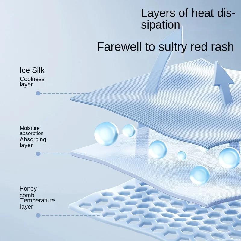 Asiento de refrigeración Universal para cochecito, almohadilla de seda de hielo, silla de comedor para bebé, almohadilla de refrigeración transpirable, Verano