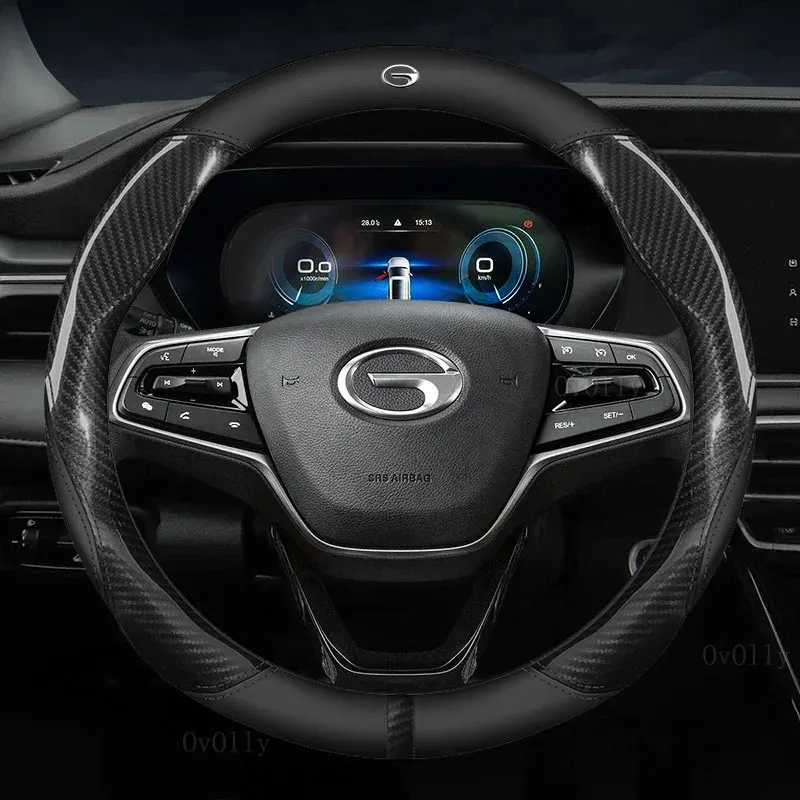 For GAC Trumpchi GS7 GS8 GS5 GS8 GS3 GS4 GA6 GA4 GA3 3S GA8 GA5 GM8 M6 M8 Auto Accessories Car 3D Embossing Steering Wheel Cover