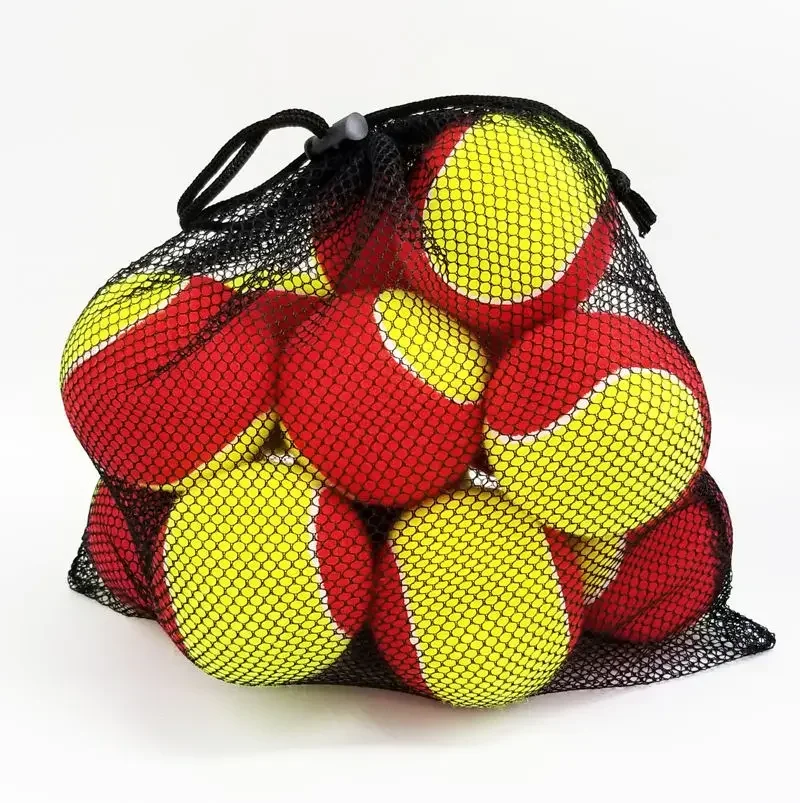 2026 Wholesale Good Quality  Approved Custom Logo Stage 3 Low Pressurized Red Tennis Ball for Kids