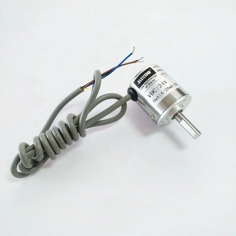 

WDA-BA-A3-360 output 4-20mA 0-10V 0-5V 360 angular displacement measurement contactless rotary sensor Hall Sensor