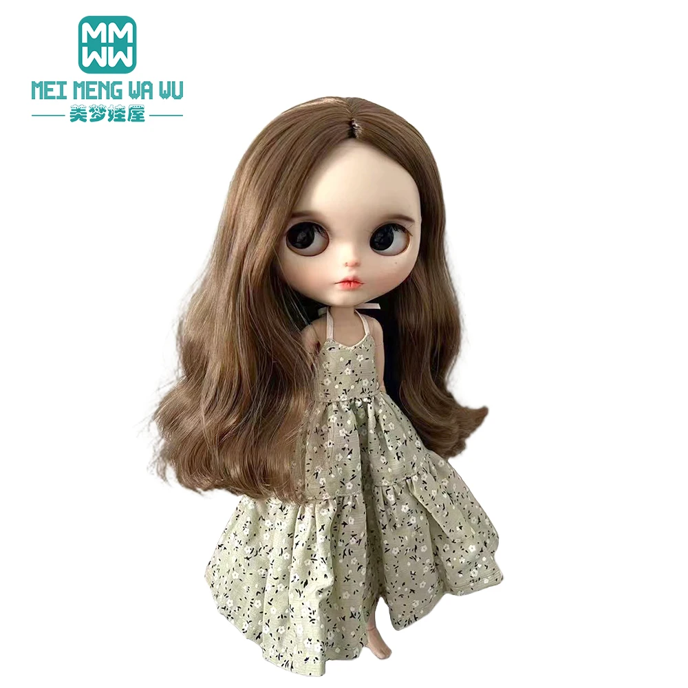 Kleidung für Puppen, modische Polka-Dot-Hemden, Sommerkleider, Sweatshirt-Sets, passend für Blyth Azone OB22 OB24 Puppenzubehör – Detail 3