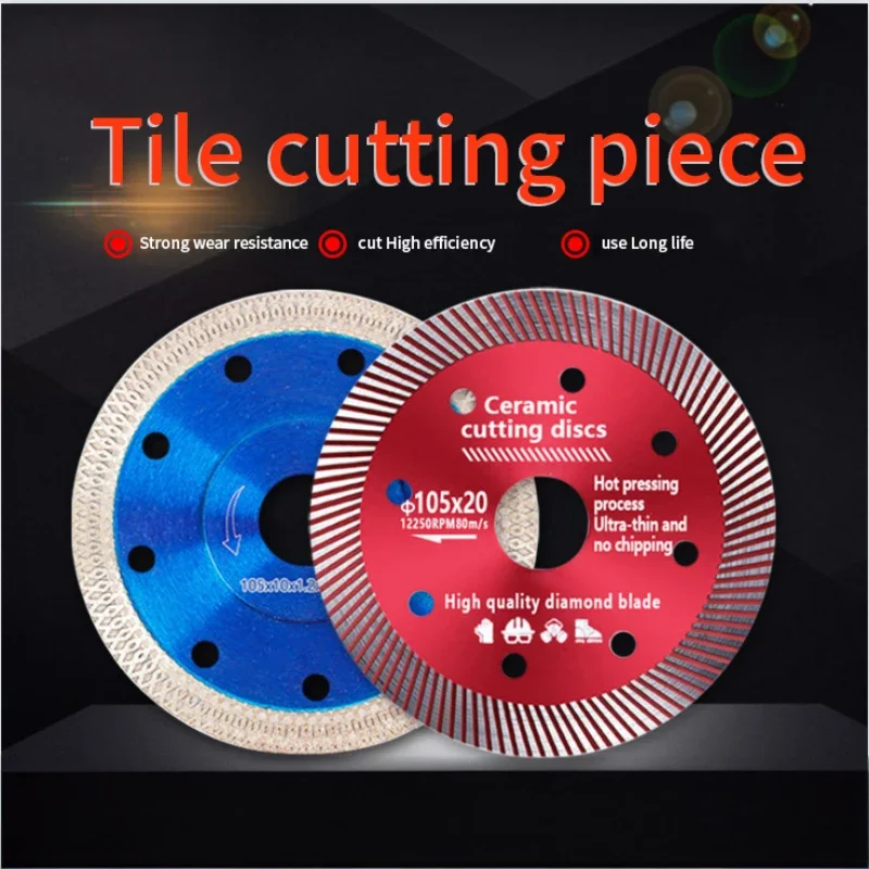 

Высококачественные алмазные лезвия, красные режущие детали, горячий пресс, быстрая огранка, снятие фаски для гранитной плитки, мрамора, высокая эффективность, прочный