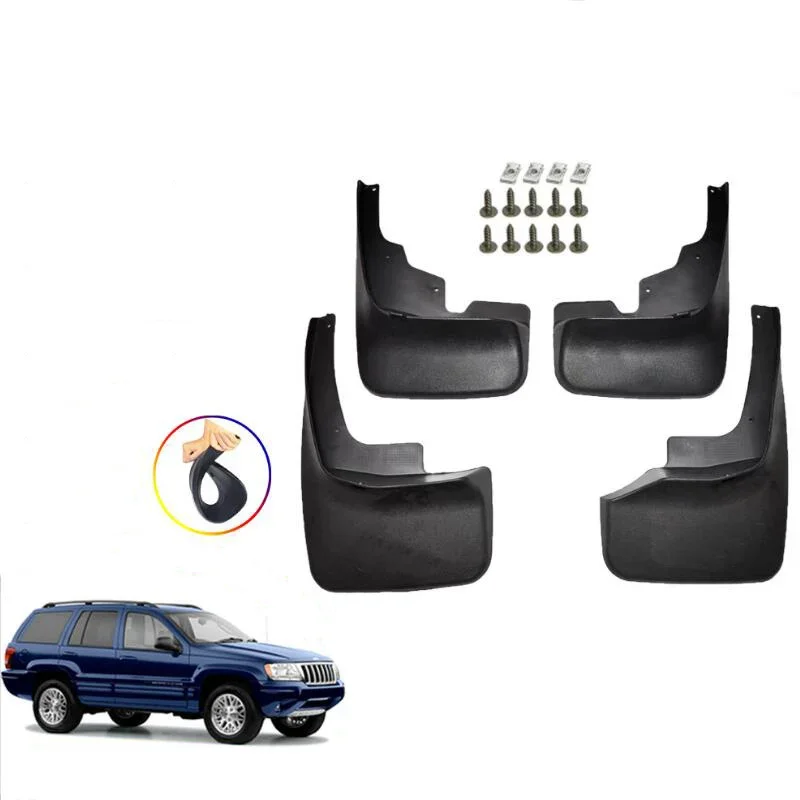 Car Mud Flap Mudguards Fender Guardafango For Jeep Grand Cherokee 1999 2000 2001 2002 2003 2004 2005 2006 2007 2008 2009 2010