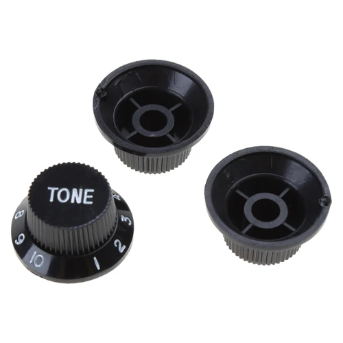 Imagen 2 del producto Botón de perilla de 1 volumen y 2 tonos, gorra de potenciómetro de guitarra eléctrica para FD ST Bott