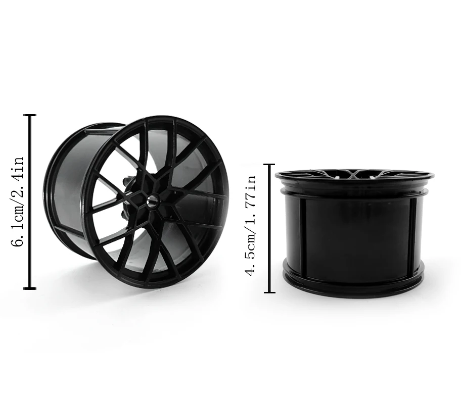 GULY – bloc de construction de moyeu de roue, accessoires, moyeu plaqué noir, Compatible MOC LEGO échelle 1:8, voiture technique, cadeaux de noël et d'anniversaire