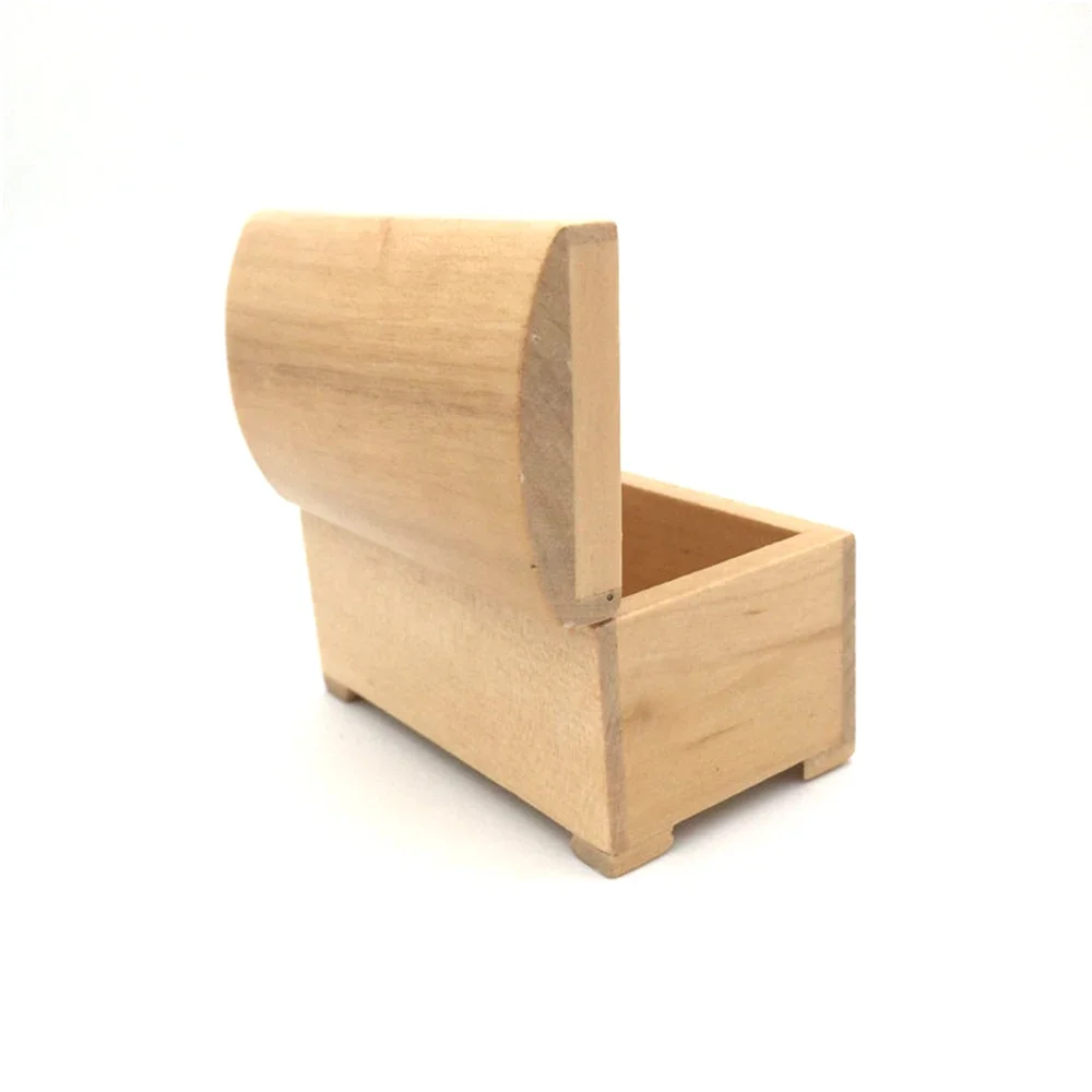 1/12 Dollhouse Miniature Wooden Storage Box Model Toy for Doll House Accessories Decoration ob11 bjd