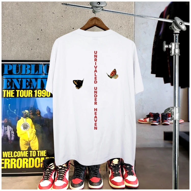 Y2k 2025 كامل الوقت دافئ ومريح 100% قطن أنيمي الملابس خمر كبيرة الحجم الشارع الشهير الجرافيك تي شيرت بلايز تيز