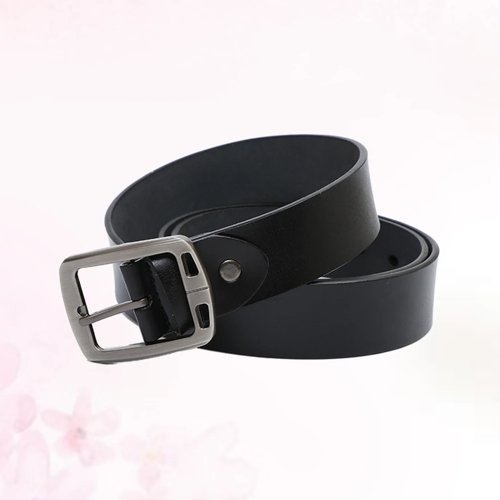 

Men's Pin Buckle Belt Vintage Adjustable Cowhide Belt for Jeans Pants Casual Minimalist Style Strong