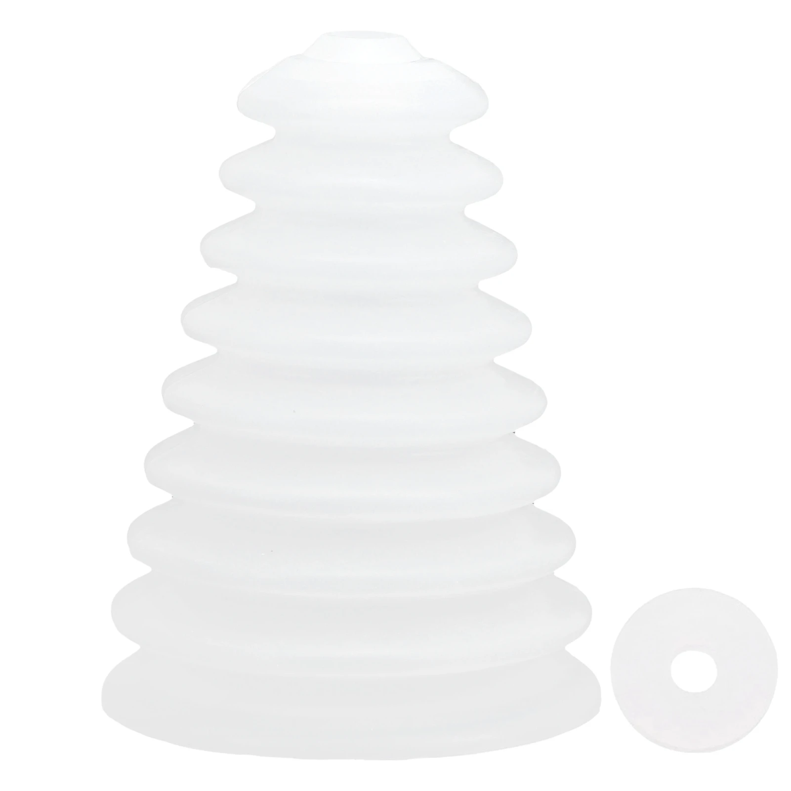 Extended White Rubber Electric Hammer Dust Cover Drill Protective Cover Power Tool Accessory