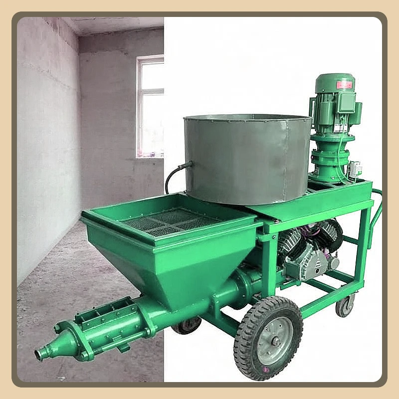 

Efficient Professional Electric Mortar Cement Plaster Machine Spray Pump for Wall Rendering Renovation Work Customized Hot Sale