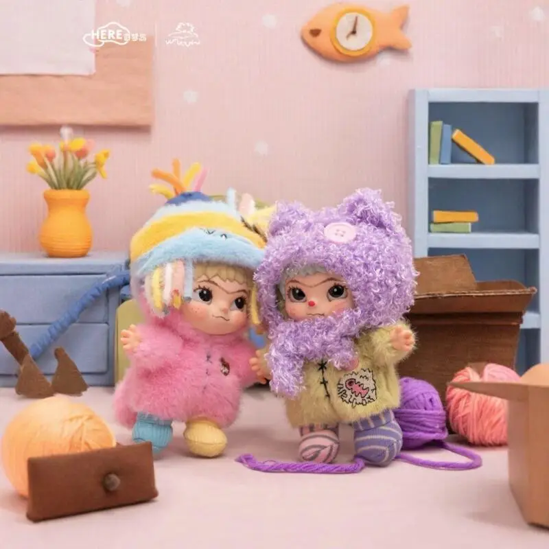 

Qimengdao Wakuku 4th Series Handmade World Blind Box Plush Doll Desktop Ornament Bag Charm Cute Collectible Gift For Girls