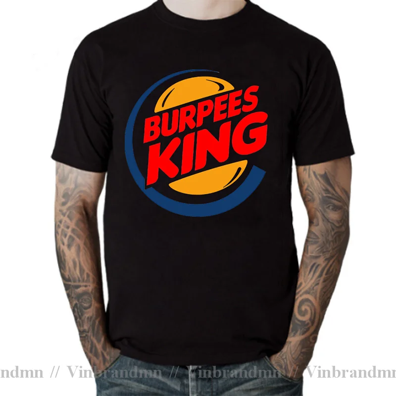 Parody Buck Furpees Burpees King T-shirt Funny Birthday Gift Husband Dad Evolution Burpees Instructor Cross-fit Workout T Shirts