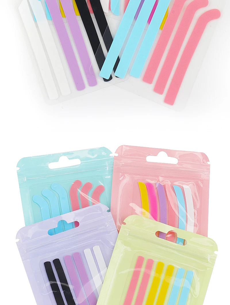 6 stücke wieder verwendbare Silikonst reifen Wimpern verlängerung Patch weiche Dauerwelle Wimpern Locken wickler Augen polster Wimpern lift Klebeband Make-up-Tools – Detail 9