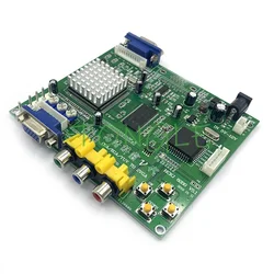 GBS-8200 Arcade Game Signal to VGA HD Video Converter Board, Non-Shielded Protection, CGA, YUV, EGA, RGB